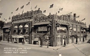 LP46 Mitchell South Dakota RPPC Postcard Corn Palace 1929