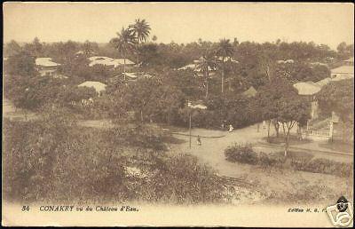 french guinea guiné, CONAKRY, Vu du Chateau d'Eau 10s