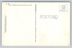 Morro Castle  Golf Course   San Juan  Puerto Rico    Postcard