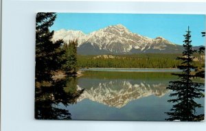 M-25644 Pyramid Mountain and reflections Jasper National Park Alberta Canada