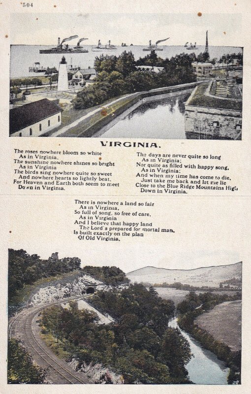 VIRGINIA, 1910-1920s; Poem