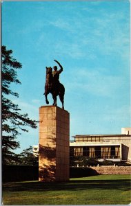 Postcard NYC United Nations Equestrian Statue Peace by Anton Augustinicic