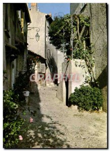 Postcard Modern Cagnes Cote D & # 39Azur An Old Street In Haut De Cagnes