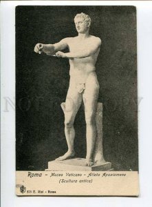 3036155 NUDE Young Man Athlete. Player. Vintage photo