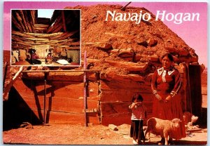 Postcard - Navajo Hogan