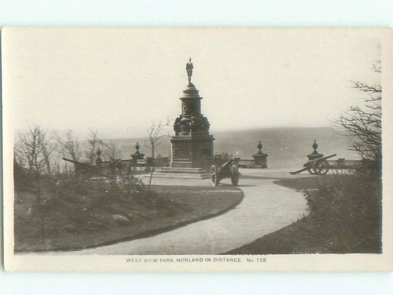 old rppc WEST VIEW PARK Halifax - Calderdale In West Yorkshire England UK i2041