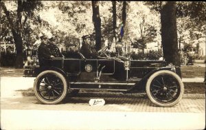 Jackson MI Michgan Fire Engine 1911 Used Real Photo Postcard
