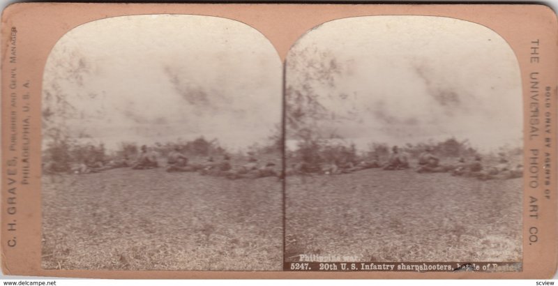 SV: Battle of Paster , Philippines Islands , 1899 ; 20th Infantry Sharpshooters