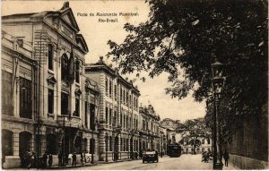 PC CPA BRAZIL, RIO, POSTO DE ASSISTENCIA MUNICIPAL, VINTAGE POSTCARD (b11405)