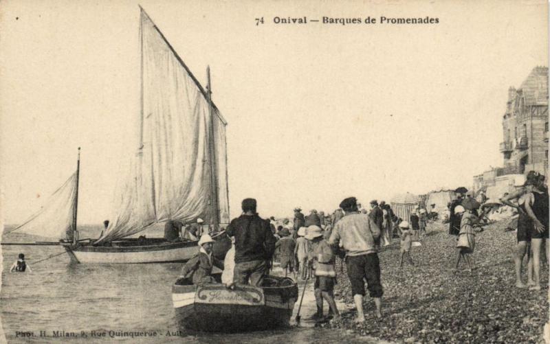 CPA ONIVAL - Barques de Promenades (121391)