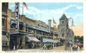 Hanover Street, Palace Theatre Manchester, NH, USA 1934 