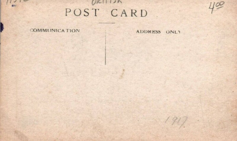 RPPC Photo British Royal Navy WWI HMS Rapid Destroyer c.1910