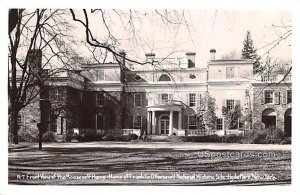 Front View of Roosevelt home - Hyde Park, New York NY  