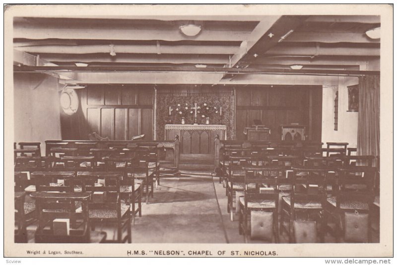 RP : HMS NELSON , Chapel of St. Nicholas , 1910s