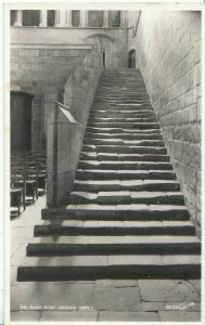 Northumberland Postcard - The Night Stair - Hexham Abbey - Real Photograph DP712