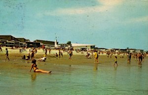 USA Hampton Beach New Hampshire Chrome Postcard 09.88