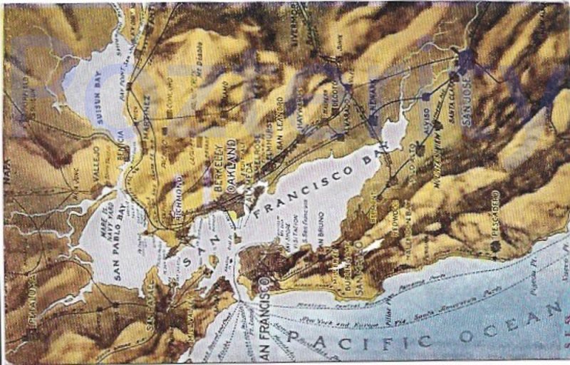 MAP OF SAN FRANCISCO BAY AREA