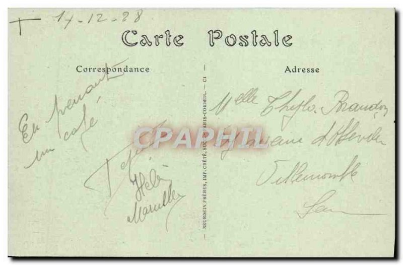 Old Postcard Eprenon The Presses