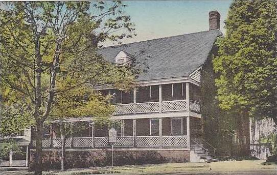 North Carolina Winston Salem The Old Salem Tavern Erectede 1784 Albertype