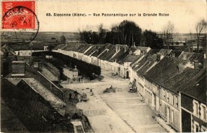 CPA SISSONNE Vue panoramique sur la Grande Roize (665913)