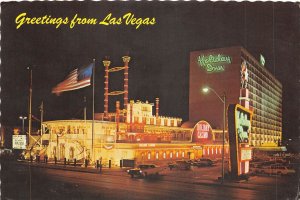 US11 USA greetings from Las Vegas 1977 Canada Queen Elisabeth stamp