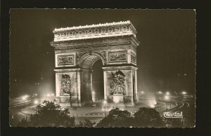 France Paris La Place de LÉtoile CHANTAL Real Photo Postcard