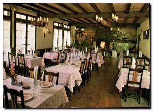 Postcard Modern Hotel De France Combourg From Room Banquet