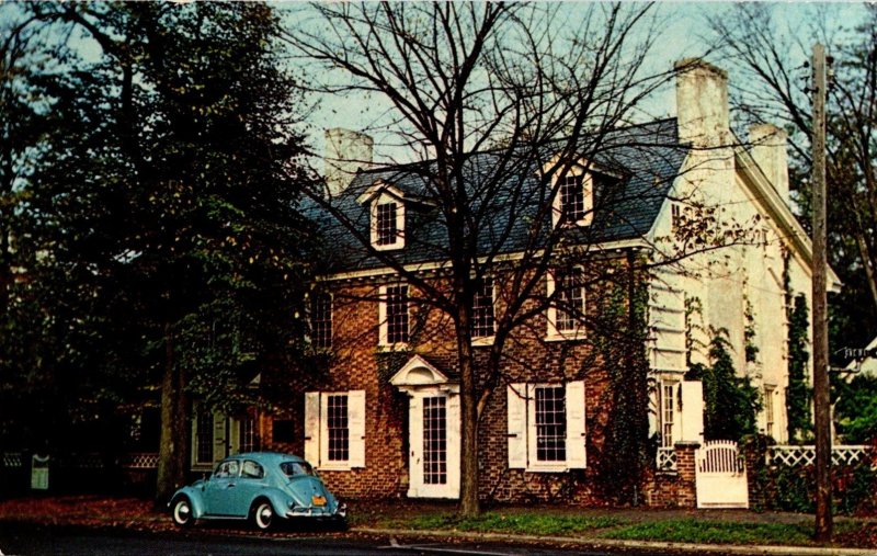 Delaware Dover Ridgely House On The Green 1965