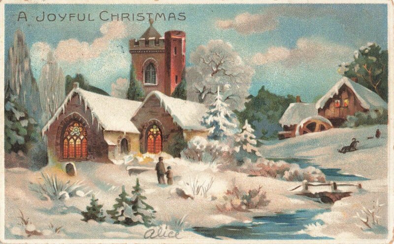 Postcard A Joyful Christmas