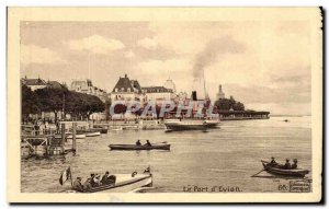 Evian les Bains - The Port - Old Postcard