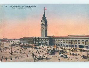 Divided-Back FERRY BUILDING San Francisco California CA ho3336