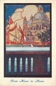 Advertising Postcard, Hotel Regina, Venice Italy, Zanetti