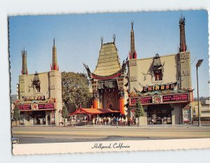 Postcard Chinese Theatre Hollywood California USA