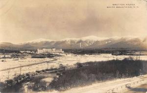 White Mountains New Hampshire Bretton Woods Real Photo Antique Postcard K34088
