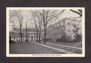 SC Toumey Hospital Sumter South Carolina Postcard Black and White PC