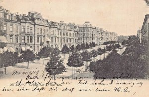 GOTEBORG SWEDEN~KUNGSPORTSAVENYEN~1905 PHOTO POSTCARD