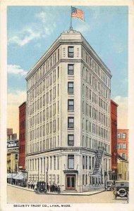 Security Trust Co Building Lynn Massachusetts 1930s postcard