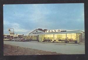 ELMHURST ILLINOIS POLLARD MOTOR COMPANY VOLVO VINTAGE ADVERTISING POSTCARD