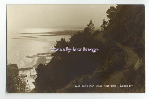 Ju568 - The Coast Walk , Minehead , Somerset , Judges postcard 9409