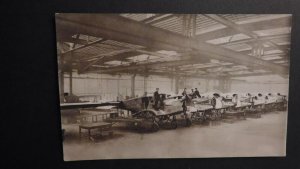 Mint Postcard Aviation Airplane F13 Mass Production PPC Germany WW1 Era