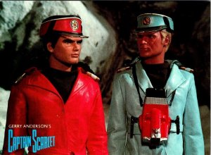 British Science Fiction~Sci Fi TV Show  CAPTAIN SCARLET Characters 4X6 Postcard