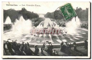 Versailles Old Postcard Many waters