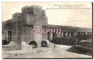 Old Postcard Verdun Monument The Bayonet Trench Army