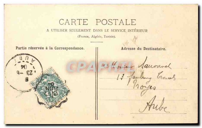 VAUCOULEURS Old Postcard View from Chalaines