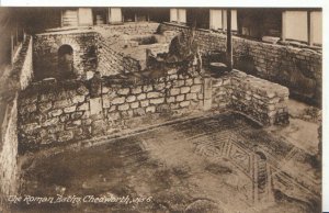 Gloucestershire Postcard - The Roman Baths - Chedworth - Ref 3976A