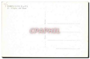 Postcard Old Corps Nuds L & # 39Eglise