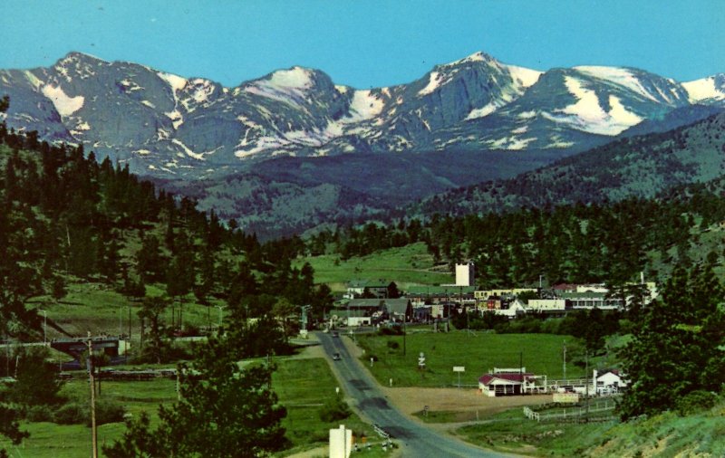 Colorado - Estes Park near the entrance to Rocky Mountain Natl Park - c1960