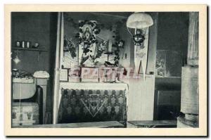 Old Postcard Altar Polar Mission of Mary & # 39s igloo Alaska