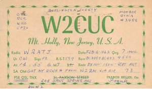 W2CUC in Mt Holly, New Jersey