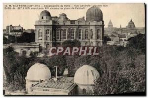 Old Postcard Astronomy Observatory Paris General View